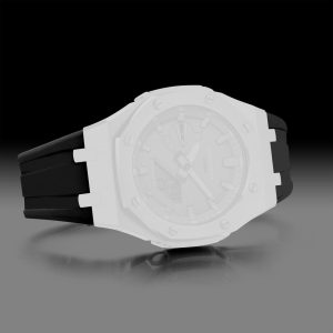 G-shock GA-2100 Series Mod Rubber Strap - Black - watchartify