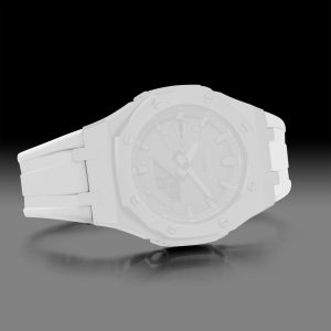 g shockga 2100seriesmodrubberstrap white G-shock GA-2100 Series Mod Rubber Strap - White - watchartify