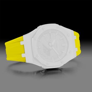 g shockga 2100seriesmodrubberstrap yellow G-shock GA-2100 Series Mod Rubber Strap - Yellow - watchartify