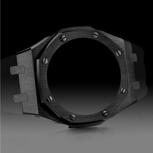 g shockga 2100seriesmodstainlesssteelcase black G-shock GA-2100 Series Mod Stainless Steel Case - Black - watchartify