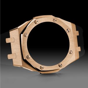G-shock GA-2100 Series Mod Stainless Steel Case - Rose Gold - watchartify