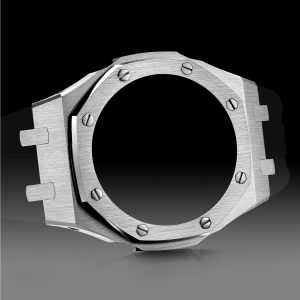 G-shock GA-2100 Series Mod Stainless Steel Case - Sliver - watchartify