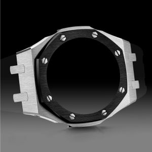 g shockga 2100seriesmodstainlesssteelcase sliverblack G-shock GA-2100 Series Mod Stainless Steel Case - Sliver Black - watchartify