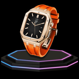 piguteseries nowatermark 1 097f9275 3814 44b1 8c44 5535889fdd23 Apple Watch Case 45MM - GONDOLO Series Rose Gold | Sunset Rubber