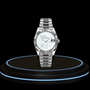 seiko mod datejust arabic SEIKO Mod Datejust Collection Number White Dial NH35 Automatic Movement Silver Dark Stainless Steel Strap