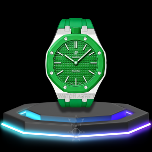 AP x Swatch | Royal Pop Series Dark Green Dial | Dark Green Silicone Bracelet