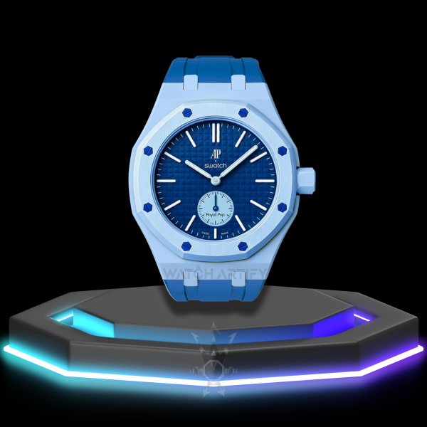 AP x Swatch | Royal Pop Series Light Blue Dial | Blue Silicone Bracelet