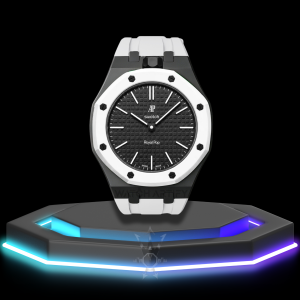 55 AP x Swatch | Royal Pop Series White Dial with Screw-in Crown | White Silicone Bracelet
