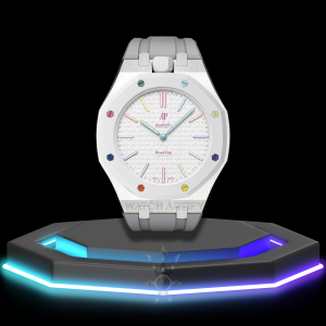 AP x Swatch | Royal Pop Series White Dial |  Light Grey Silicone Bracelet