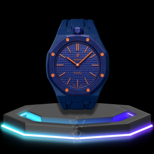 64 AP x Swatch | Royal Pop Series Dark Blue Dial with Screw-in Crown | Dark Blue Silicone Bracelet