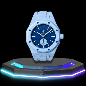 66 AP x Swatch | Royal Pop Series Pale Blue Dial with Screw-in Crown | Pale Blue Silicone Bracelet