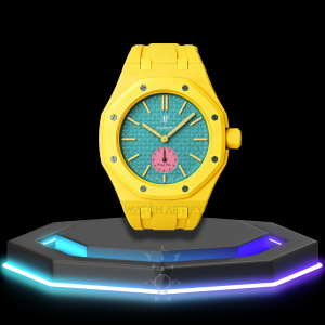 AP x Swatch | Royal Pop Series Yellow Dial with Screw-in Crown | Yellow Silicone Bracelet