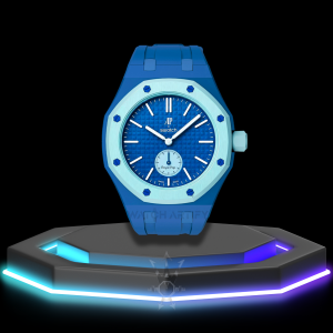 71 AP x Swatch | Royal Pop Series Light Blue Dial with Screw-in Crown | Dark Blue Silicone Bracelet